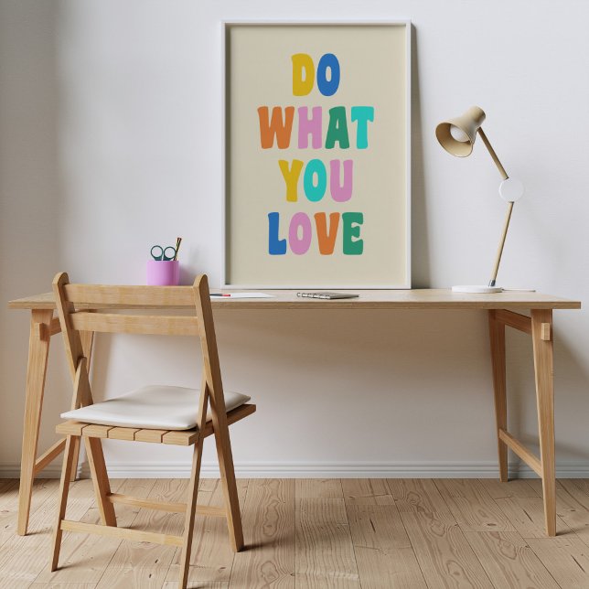 Cute Colorful Inspirational Quote Wall Art (Creator Uploaded)
