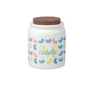 Cute Colorful Jelly Bean Candy Personalised Candy Jar