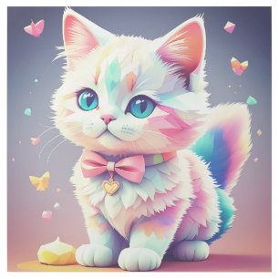 Cute Colorful Kitten-84301 Gallery Wrap
