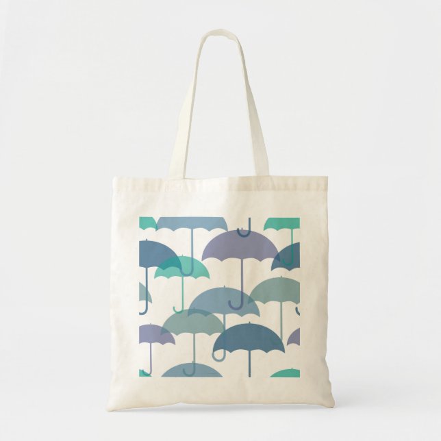 Cute Colorful Layered Umbrella Tote Bag (Front)