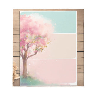Cute Colorful Light pink Notepad