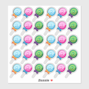 Cute Colorful Lollipop Sticker