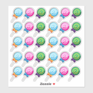 Cute Colorful Lollipop Sticker