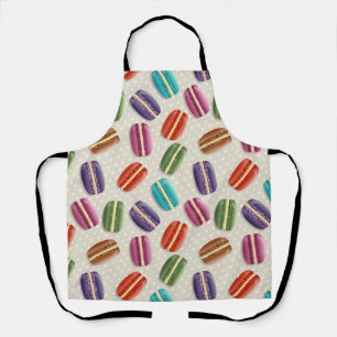 cute colorful macaron apron