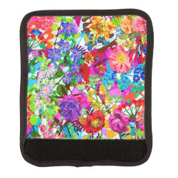 Cute colorful magic flowers All-Over-Print T-Shirt Luggage Handle Wrap