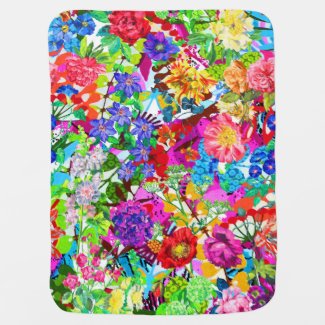 Cute colorful magic flowers