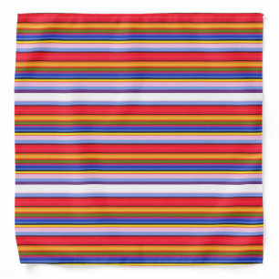 Cute colorful magic stripes bandana