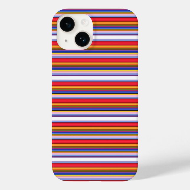 Cute colorful magic stripes Case-Mate iPhone case (Back)