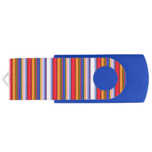 Cute colorful magic stripes flash drive