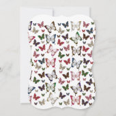 Cute Colorful Marble Butterfly Spring Pattern (Back)
