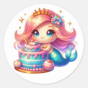 Cute Colorful Mermaid Stickers