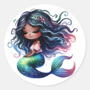 Cute Colorful Mermaid Stickers