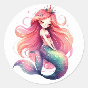 Cute Colorful Mermaid Stickers
