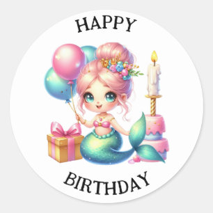 Cute Colorful Mermaid Stickers
