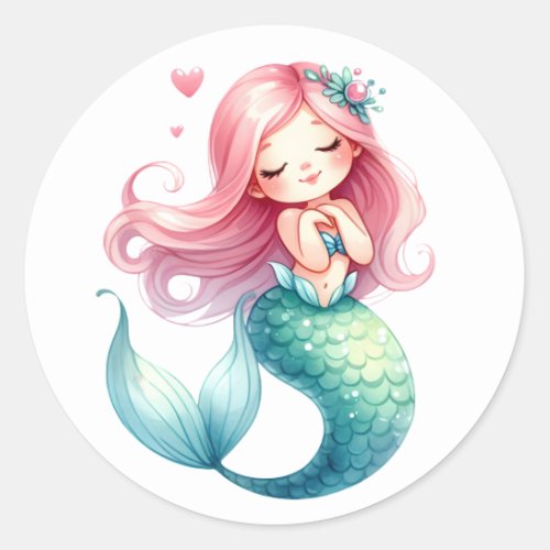 Cute Colorful Mermaid Stickers