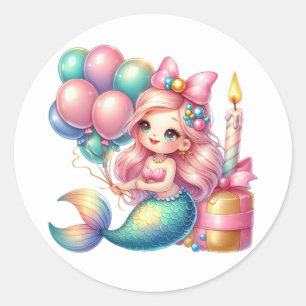 Cute Colorful Mermaid Stickers
