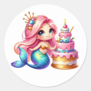 Cute Colorful Mermaid Stickers