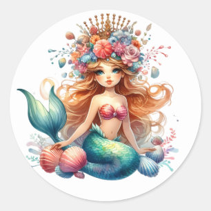 Cute Colorful Mermaid Stickers
