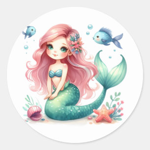 Cute Colorful Mermaid Stickers
