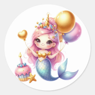 Cute Colorful Mermaid Stickers