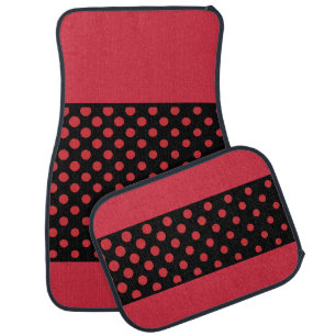 Cute Colorful Modern Dots Pattern          Car Floor Mat