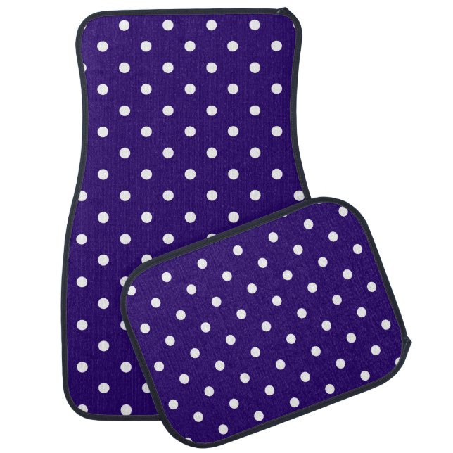 Cute Colorful Modern Dots Pattern          Car Floor Mat (Set)