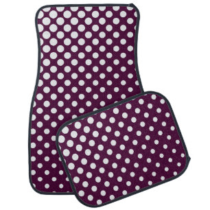 Cute Colorful Modern Dots Pattern Car Floor Mat