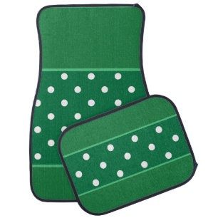 Cute Colorful Modern Dots Pattern Car Floor Mat