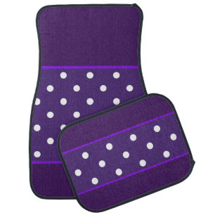 Cute Colorful Modern Dots Pattern Car Floor Mat