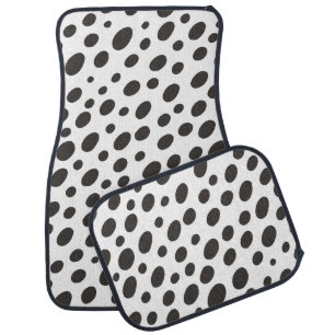 Cute Colorful Modern Dots Pattern Car Floor Mat