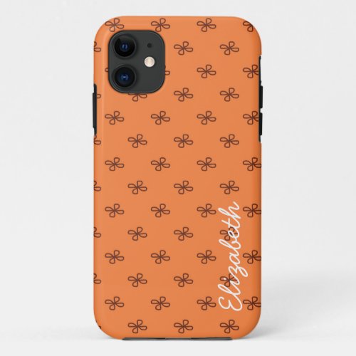 Cute Colorful Modern Geometric Pattern 3 iPhone 11 Case