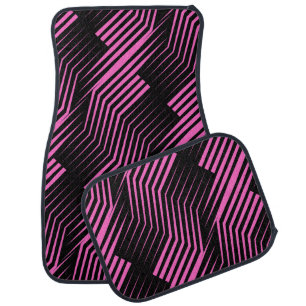 Cute Colorful Modern Geometric Pattern Car Floor Mat