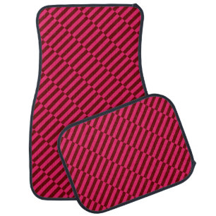 Cute Colorful Modern Geometric Pattern Car Floor Mat
