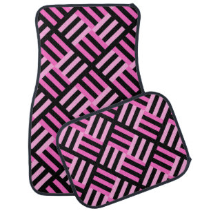 Cute Colorful Modern Stripes Pattern Car Floor Mat