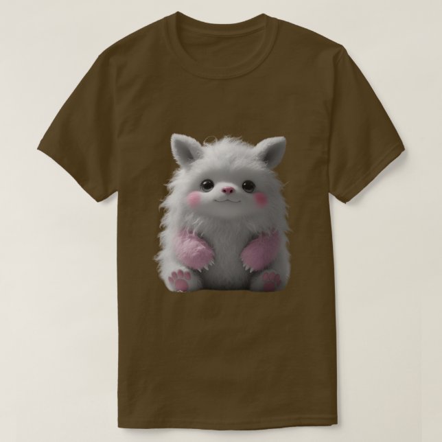 Cute Colorful Monster t shirt  (Design Front)