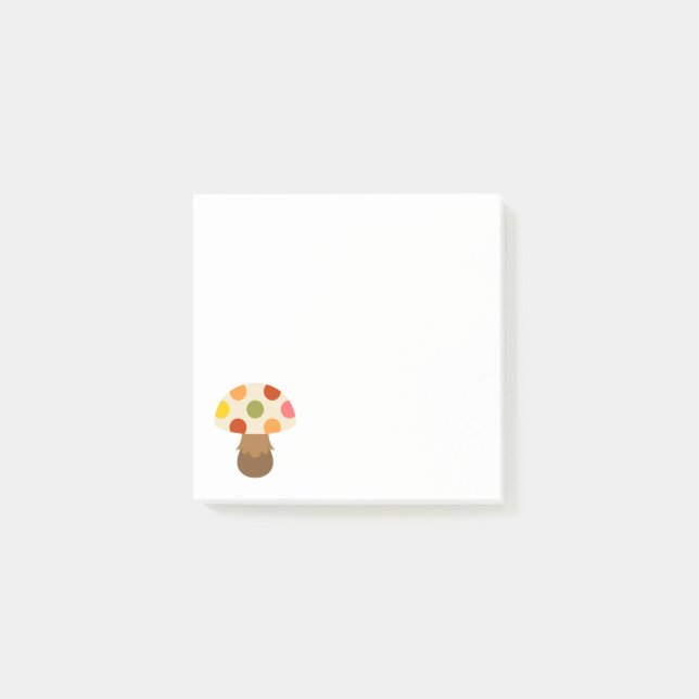 Cute colorful mushrooms notes (Front)