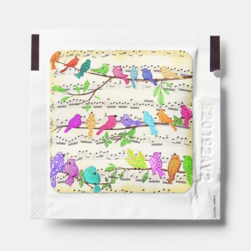 Cute Colorful Musical Birds Symphony _ Happy Song  Hand Sanitizer Packet
