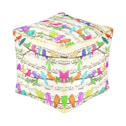 Cute Colorful Musical Birds Symphony _ Happy Song  Pouf