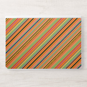 Cute colorful native aztec patterns design HP laptop skin