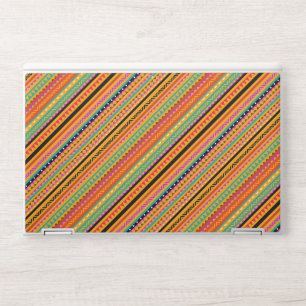 Cute colorful native aztec patterns design HP laptop skin