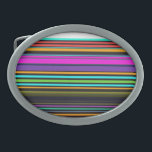 Cute colorful neon stripes belt buckle<br><div class="desc">Cute colorful neon stripes</div>