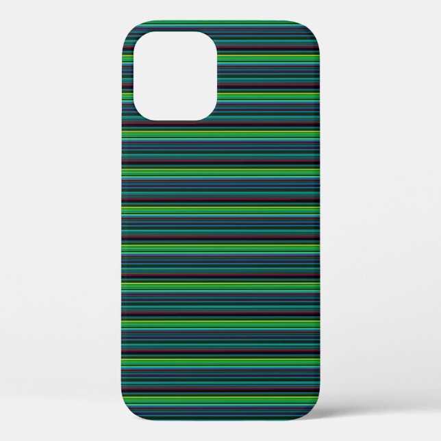 Cute colorful neon stripes Case-Mate iPhone case (Back)