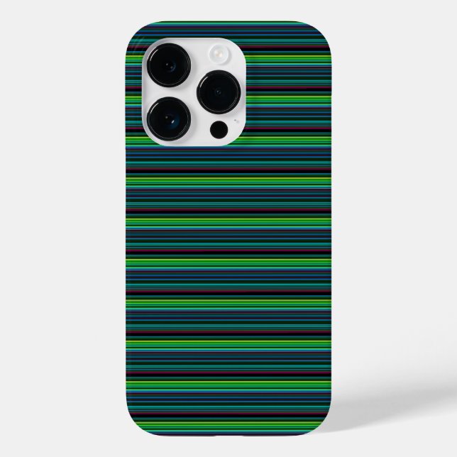 Cute colorful neon stripes Case-Mate iPhone case (Back)