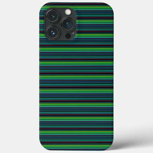 Cute colorful neon stripes Case-Mate iPhone case (Back)