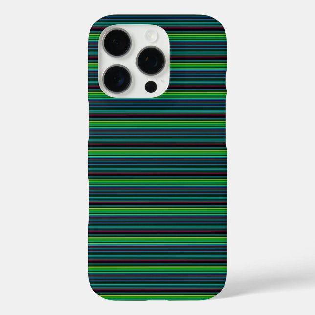Cute colorful neon stripes Case-Mate iPhone case (Back)