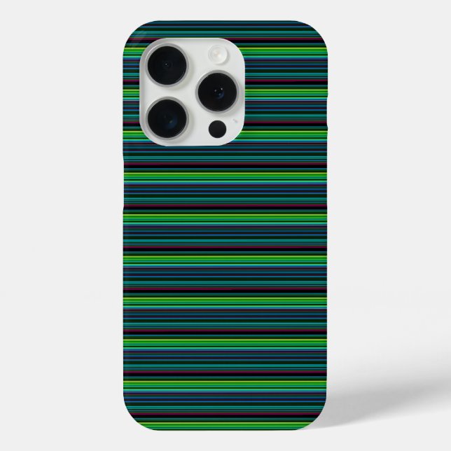 Cute colorful neon stripes Case-Mate iPhone case (Back)