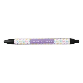 Cute Colorful Numbers Pattern Custom Name