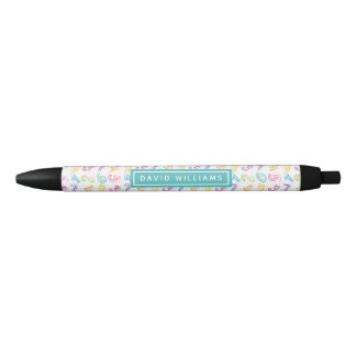 Cute Colorful Numbers Pattern Custom Name
