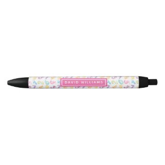 Cute Colorful Numbers Pattern Custom Name