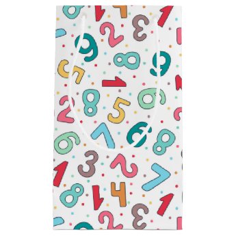 Cute Colorful Numbers Pattern Kids Birthday